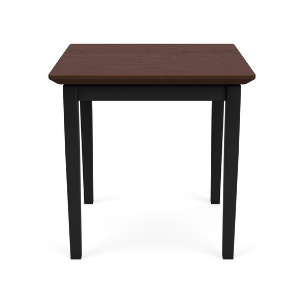 End Table, 20 In W X 20 In L X 20 In H, Cocoa Walnut